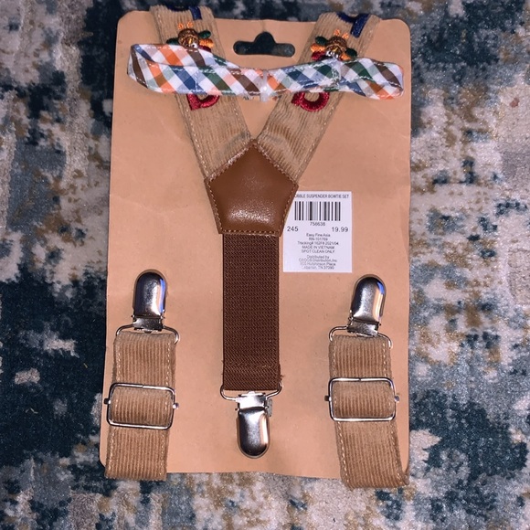 Suspender bowtie set - Picture 4 of 6